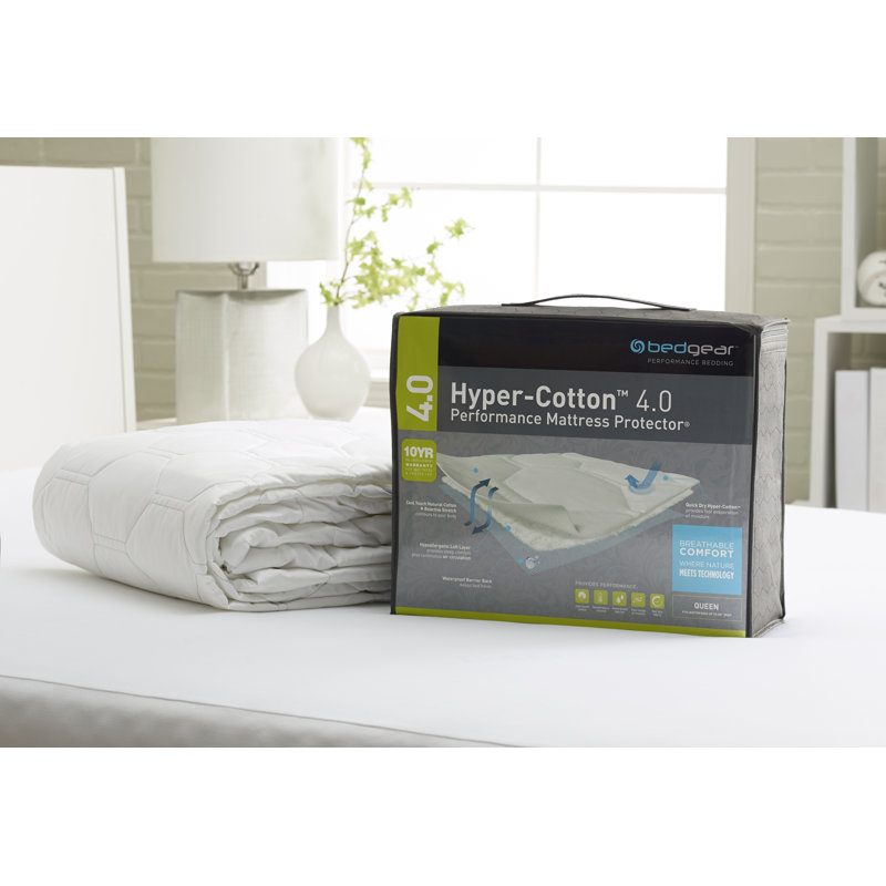 Bedgear HyperCotton Performance Mattress Protector Quick Dry by